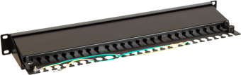 Патч-панель Lanmaster LAN-PPI24S5E 19" 1U 24xRJ45 кат.5e STP - купить недорого с доставкой в интернет-магазине