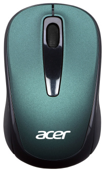 Мышь Acer OMR135 зеленый оптическая (1000dpi) беспроводная USB для ноутбука (2but) - купить недорого с доставкой в интернет-магазине