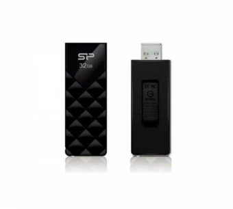 Флеш Диск Silicon Power 32GB Ultima U03 SP032GBUF2U03V1K USB2.0 черный - купить недорого с доставкой в интернет-магазине