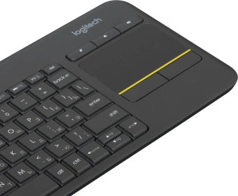 Клавиатура Logitech K400 Plus черный USB беспроводная Multimedia (920-007173) - купить недорого с доставкой в интернет-магазине