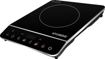 Плита Индукционная Hyundai HYC-0104 черный стеклокерамика (настольная) - купить недорого с доставкой в интернет-магазине