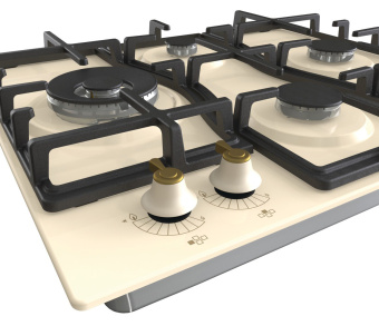 Газовая варочная поверхность Gorenje GW6D42CLI слоновая кость - купить недорого с доставкой в интернет-магазине