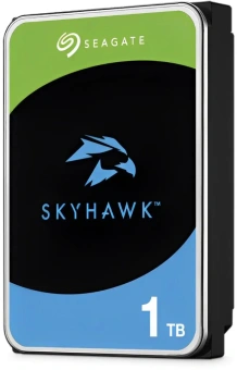 Жесткий диск Seagate SATA-III 1TB ST1000VX012 Surveillance Skyhawk 4KN (5400rpm) 256Mb 3.5" - купить недорого с доставкой в интернет-магазине