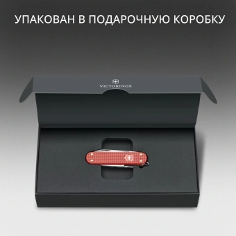 Нож перочинный Victorinox Classic SD Alox LE 2025 Stone Red (0.6221.L25) 58мм 5функц. красный подар.коробка - купить недорого с доставкой в интернет-магазине