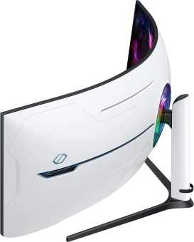 Монитор Samsung 57" Odyssey Neo G9 S57CG952NI черный VA LED 32:9 HDMI полуматовая HAS Piv 2500:1 420cd 178гр/178гр 7680x2160 240Hz FreeSync Premium Pro DP Dual UHD USB 19кг - купить недорого с доставкой в интернет-магазине