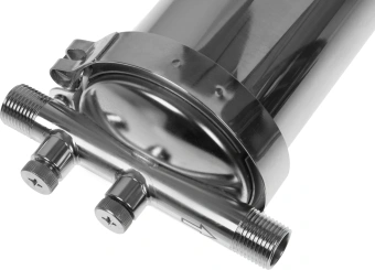 Корпус Гейзер Тайфун 10"x1/2" серебристый - цена, купить или заказать с доставкой в интернет-магазине Корпус Гейзер Тайфун 10"x1/2" серебристый - купить недорого с доставкой в интернет-магазине