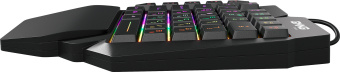Игровой блок Оклик GMNG 705GK черный USB for gamer LED (подставка для запястий) - купить недорого с доставкой в интернет-магазине