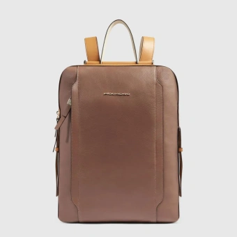 Рюкзак женский Piquadro Circle CA4576W92/MBE коричневый/бежевый кожа - купить недорого с доставкой в интернет-магазине