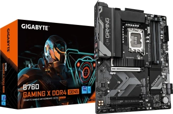 Материнская плата Gigabyte B760 GAMING X D4 GEN5 Soc-1700 Intel B760 4xDDR4 ATX AC`97 8ch(7.1) 2.5Gg RAID+HDMI+DP - купить недорого с доставкой в интернет-магазине