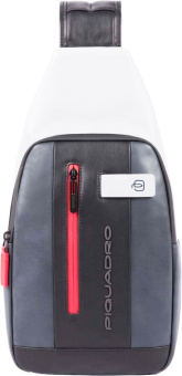 Рюкзак слинг Piquadro Urban CA4536UB00/GRN серый/черный кожа - купить недорого с доставкой в интернет-магазине