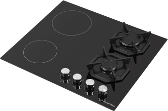 Газовая варочная поверхность Maunfeld EEHG.642VC.2CB/KG черный - купить недорого с доставкой в интернет-магазине
