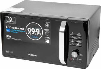 Микроволновая Печь Samsung MG23K3575AK/BW 23л. 800Вт черный - купить недорого с доставкой в интернет-магазине