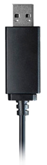 Наушники с микрофоном A4Tech HU-10 черный 2м накладные USB оголовье - купить недорого с доставкой в интернет-магазине