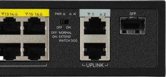 Коммутатор Netis P116GH (L2) 16x100Мбит/с 2x1Гбит/с 1SFP 16PoE 16PoE+ 240W неуправляемый - купить недорого с доставкой в интернет-магазине