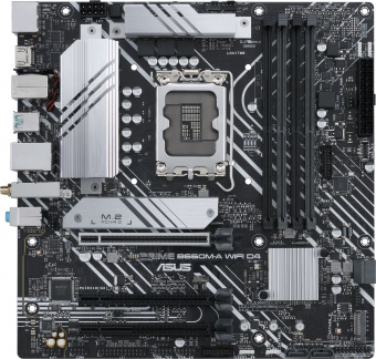 Материнская плата Asus PRIME B660M-A WIFI D4 Soc-1700 Intel B660 4xDDR4 mATX AC`97 8ch(7.1) GbLAN RAID+HDMI+DP - купить недорого с доставкой в интернет-магазине