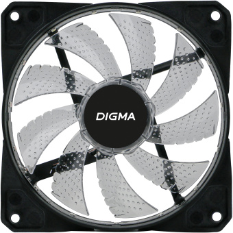 Вентилятор для корпуса Digma DFAN-FRGB2 RGB 120х120x25 черный 3-pin 4-pin (Molex) 23дБ (упак.:1шт) Ret - купить недорого с доставкой в интернет-магазине