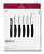 Набор ножей кухон. Victorinox Swiss Classic Paring 6.7113.61G компл.:6предм. черный подар.коробка