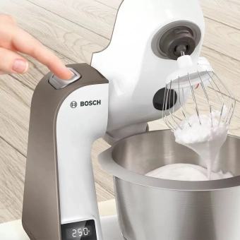 Кухонная машина Bosch Mum5 MUM5XW10 планетар.вращ. 1000Вт белый/бежевый - купить недорого с доставкой в интернет-магазине