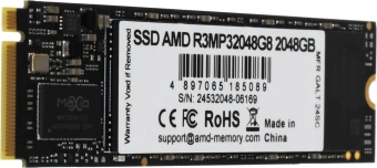 Накопитель SSD AMD PCIe 3.0 x4 2TB R3MP32048G8 Radeon M.2 2280 - купить недорого с доставкой в интернет-магазине