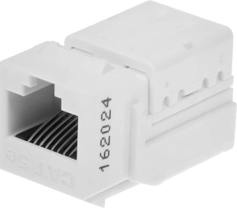 Модуль Hyperline KJNE-8P8C-C5E-90-WH информ. KeystoneRJ45 кат.5E UTP бел. (упак.:1шт) - купить недорого с доставкой в интернет-магазине