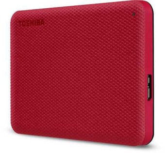 Жесткий диск Toshiba USB3.0 1TB HDTCA10ER3AA Canvio Advance 2.5" красный - купить недорого с доставкой в интернет-магазине