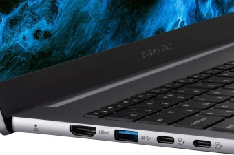 Ноутбук Digma Pro Pactos Core i3 1215U 16Gb SSD256Gb Intel UHD Graphics 16" IPS WUXGA (1920x1200) Windows 11 Pro dk.grey WiFi BT Cam 5500mAh (DN16P3-ACXW01) - купить недорого с доставкой в интернет-магазине