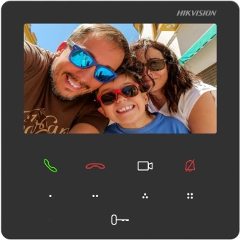 Видеодомофон Hikvision DS-KH6110-WE1 белый - купить недорого с доставкой в интернет-магазине