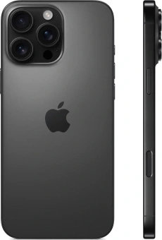 Смартфон Apple A3296 iPhone 16 Pro Max 512Gb черный титан моноблок 3G 4G 1Sim 6.9" 1320x2868 iOS 18 48Mpix 802.11 a/b/g/n/ac/ax/be NFC GPS Protect - купить недорого с доставкой в интернет-магазине