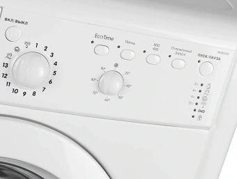 Стиральная машина Indesit EcoTime IWSB 5085 класс: A загр.фронтальная макс.:5кг белый - купить недорого с доставкой в интернет-магазине