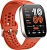 Смарт-часы Amazfit Bip 6 A2435 1.97" AMOLED корп.серый рем.красный разм.брасл.:130-195мм (6970100377880)