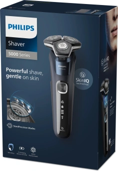 Бритва роторная Philips S5885/10 реж.эл.:3 питан.:аккум. темно-синий - цена, купить или заказать с доставкой в интернет-магазине Бритва роторная Philips S5885/10 реж.эл.:3 питан.:аккум. темно-синий - купить недорого с доставкой в интернет-магазине