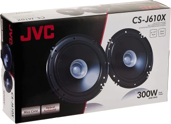 Колонки автомобильные JVC CS-J610X (без решетки) 300Вт 92дБ 4Ом 14.24см (6дюйм) (ком.:2кол.) коаксиальные однополосные - купить недорого с доставкой в интернет-магазине