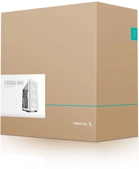 Корпус Deepcool CK560 WH белый без БП ATX 3x120mm 4x140mm 2xUSB3.0 audio bott PSU - купить недорого с доставкой в интернет-магазине