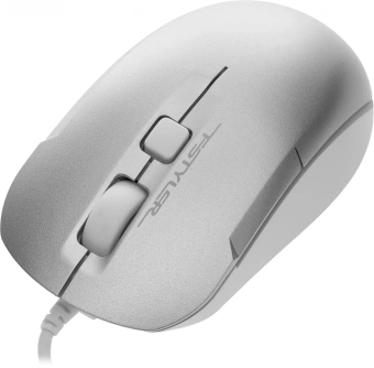 Мышь A4Tech Fstyler FM26 серебристый/белый оптическая 1600dpi USB для ноутбука 4but (FM26 USB (ICY WHITE)) - купить недорого с доставкой в интернет-магазине