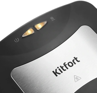 Вафельница Kitfort КТ-1660 700Вт черный/серебристый - купить недорого с доставкой в интернет-магазине