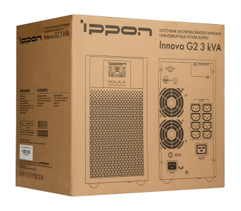 Источник бесперебойного питания Ippon Innova G2 3kVA 2700Вт 3000ВА черный - купить недорого с доставкой в интернет-магазине