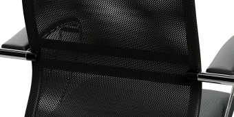 Кресло Метта SU-B-8 черный сиденье черный сетка с подголов. крестов. металл хром - купить недорого с доставкой в интернет-магазине