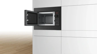 Микроволновая печь Bosch BFL523MB4 20л. 800Вт черный (встраиваемая) - купить недорого с доставкой в интернет-магазине