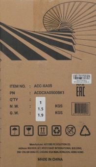 Корпус Accord ACC-XA05 черный без БП mATX 2xUSB2.0 1xUSB3.0 audio bott PSU - купить недорого с доставкой в интернет-магазине