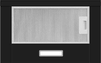 Вытяжка встраиваемая Weissgauff TEL 500 Glass черный управление: кулисные переключатели (1 мотор) - купить недорого с доставкой в интернет-магазине
