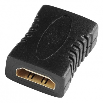 Адаптер аудио-видео Buro HDMI (f)/HDMI (f) Позолоченные контакты черный (BHP-ADP-HDMI-2.0) - купить недорого с доставкой в интернет-магазине