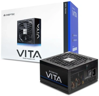 Блок питания Chieftec ATX 650W Vita BPX-650-S Gen.5 Half mod 80+ bronze (20+4pin) APFC 120mm fan 6xSATA RTL - купить недорого с доставкой в интернет-магазине