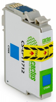 Картридж струйный Cactus CS-EPT1712 17XL голубой (10мл) для Epson XP-33/103/203/207/303/306/403/406 - купить недорого с доставкой в интернет-магазине