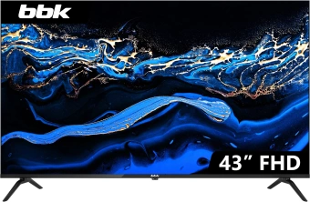 Телевизор LED BBK 43" 43LEM-1036/FTS2C (B) черный FULL HD 60Hz DVB-T2 DVB-C DVB-S2 USB (RUS) - купить недорого с доставкой в интернет-магазине
