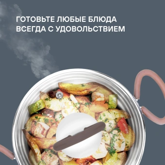 Кастрюля Rondell Etery RDS-1599 3.1л. d=20см (с крышкой) стальной - купить недорого с доставкой в интернет-магазине