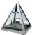 Корпус Azza Pyramid L черный/серебристый без БП ATX 6x120mm 2xUSB3.0 audio bott PSU - купить недорого с доставкой в интернет-магазине