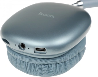 Наушники мониторные Hoco Air Triumph W35 голубой беспроводные bluetooth оголовье - купить недорого с доставкой в интернет-магазине