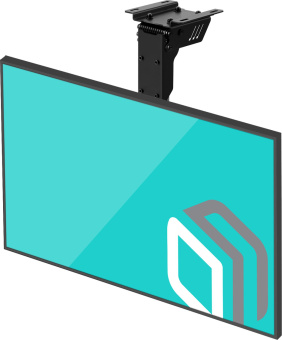 Кронштейн для телевизора Onkron CR1S черный 10"-40" макс.30кг потолочный поворот и наклон - купить недорого с доставкой в интернет-магазине