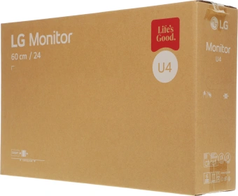 Монитор LG 23.8" 24U411A-B черный IPS LED 16:9 HDMI матовая 1500:1 250cd 178гр/178гр 1920x1080 120Hz VGA FHD 3.2кг - купить недорого с доставкой в интернет-магазине