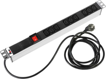 Блок распределения питания Rem R-16-9C13-V-440-3 гор.размещ. 9xC13 базовые 16A Schuko 3м - купить недорого с доставкой в интернет-магазине